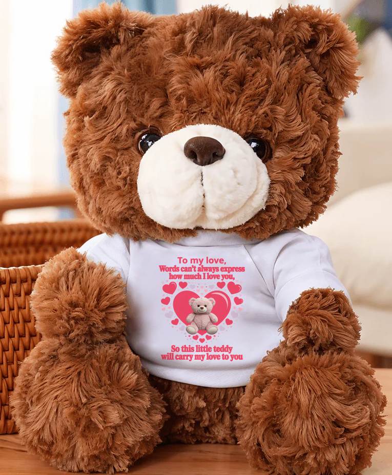 TO MY LOVE - TEDDY BEAR, PERFECT GIFT FOR YOUR SOULMATE - NTTD00