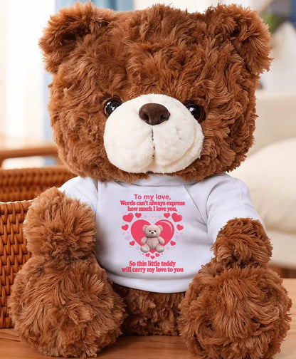 TO MY LOVE - TEDDY BEAR, PERFECT GIFT FOR YOUR SOULMATE - NTTD00