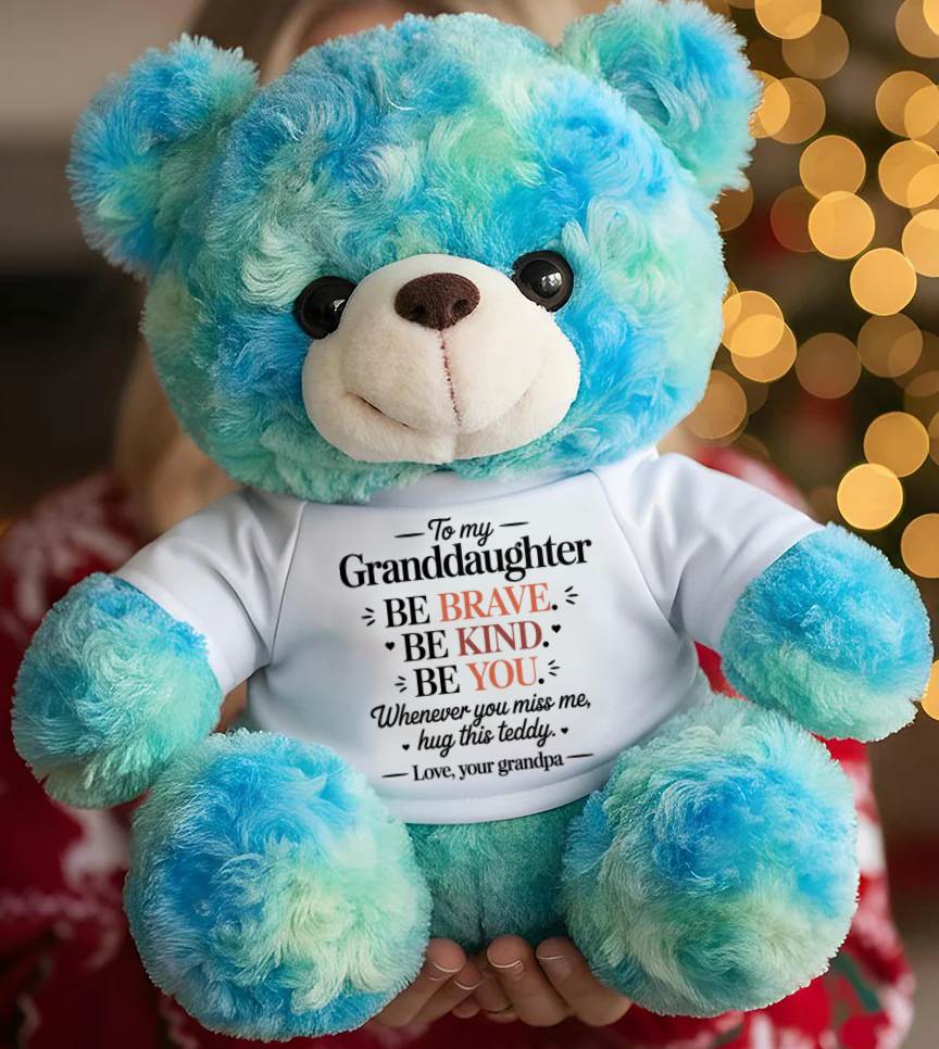 TO MY GRANDDAUGHTER - TEDDY BEAR, A BIG HUG FROM GRANDPA - NTTD00