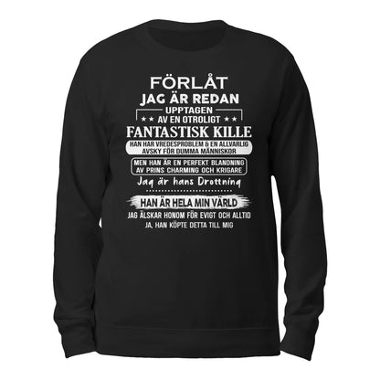 Kärlekströja för kvinnor – Jag är redan upptagen av min man - NTTD00swd