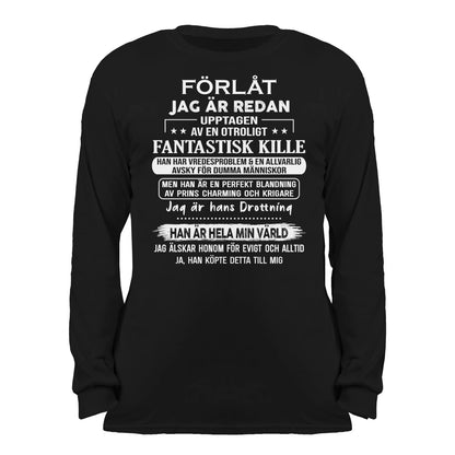 Kärlekströja för kvinnor – Jag är redan upptagen av min man - NTTD00swd