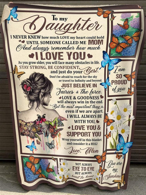 Gift for Daughter From Mom Blanket