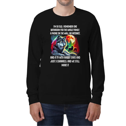 RETRO WOLF GRAPHIC TEE – FUNNY QUOTE SHIRT - BIRTHDAY GIFT FOR MEN/WOMEN - NTTD00 (SKU09-67)