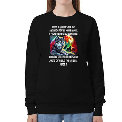 RETRO WOLF GRAPHIC TEE – FUNNY QUOTE SHIRT - BIRTHDAY GIFT FOR MEN/WOMEN - NTTD00 (SKU09-67)