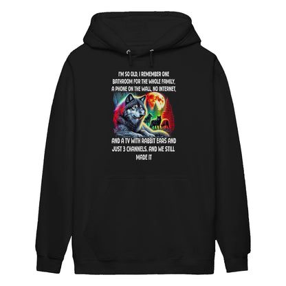 RETRO WOLF GRAPHIC TEE – FUNNY QUOTE SHIRT - BIRTHDAY GIFT FOR MEN/WOMEN - NTTD00 (SKU09-67)