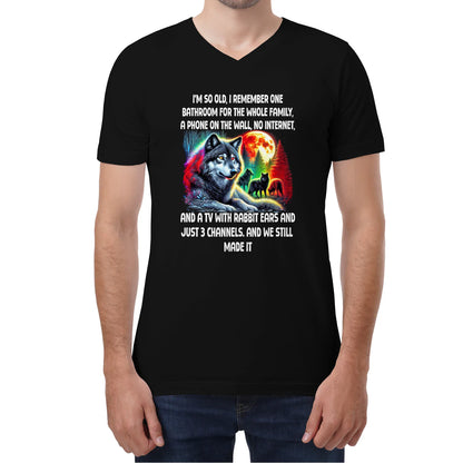 RETRO WOLF GRAPHIC TEE – FUNNY QUOTE SHIRT - BIRTHDAY GIFT FOR MEN/WOMEN - NTTD00 (SKU09-67)