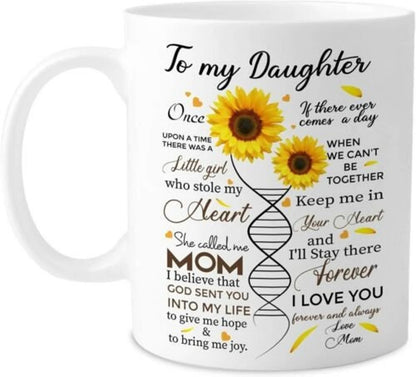 TO DAUGHTER MUG 05 - GIFT FROM MOM - NTTD00