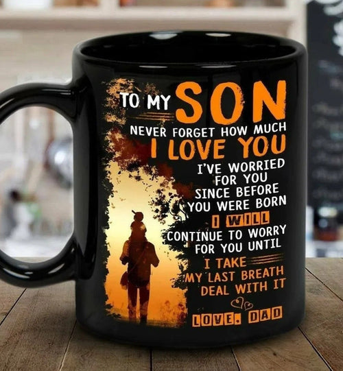 TO MY SON MUG 02 - GIFT FROM DAD - NTTD00 (SKU2607-128)