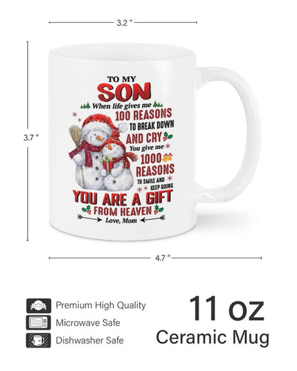 TO SON MUG 03 - GIFT FROM MOM - NTTD00