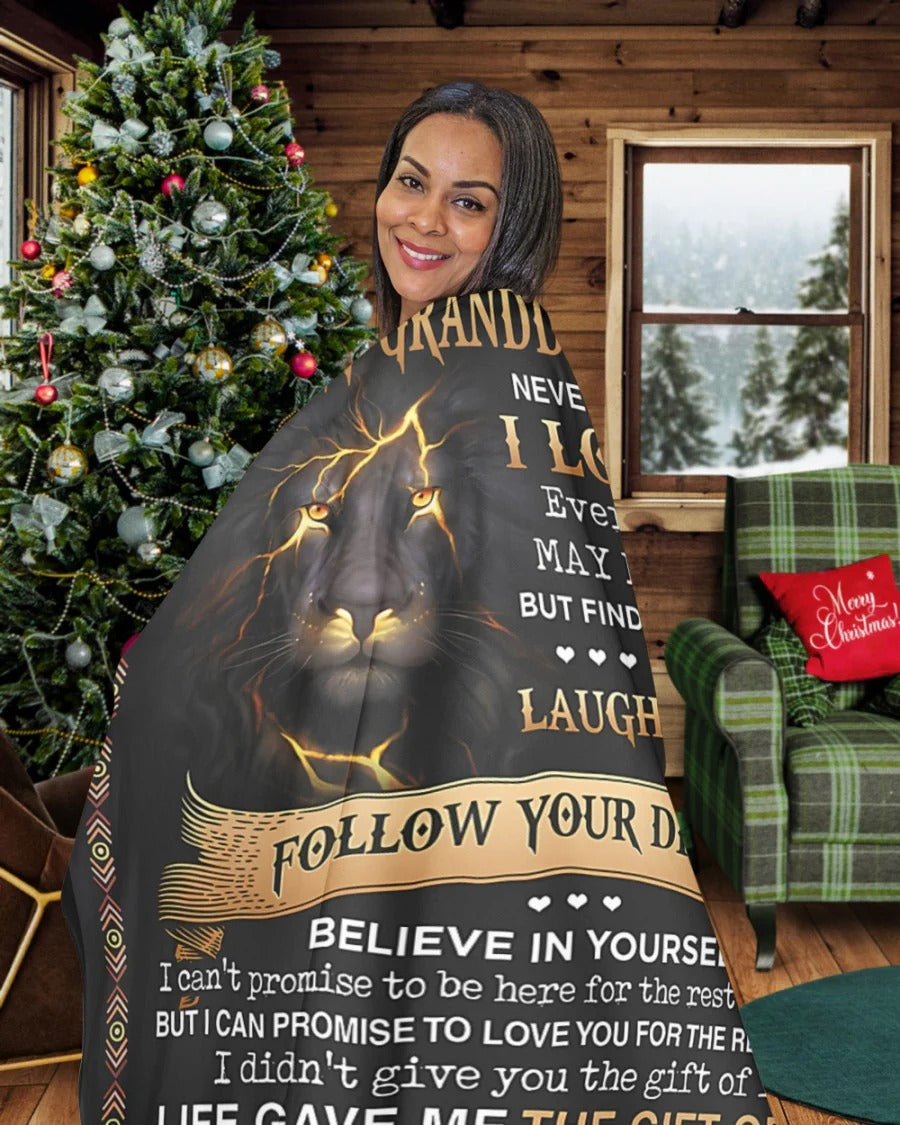 TO MY GRANDDAUGHTER - GIFT FOR GRANDDAUGHTER - Sherpa Fleece Quilt Blanket (SKUB09-44)