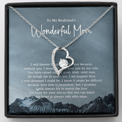 TO MY BOYFRIEND'S MOM  - Forever Love Necklace