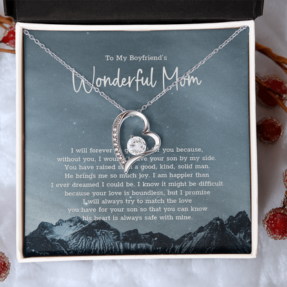 TO MY BOYFRIEND'S MOM  - Forever Love Necklace
