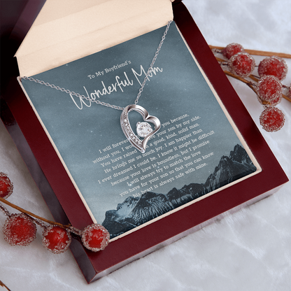 TO MY BOYFRIEND'S MOM  - Forever Love Necklace