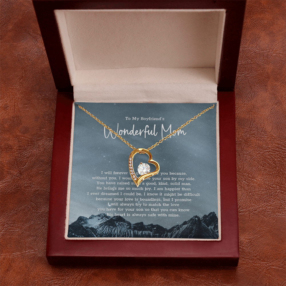TO MY BOYFRIEND'S MOM  - Forever Love Necklace