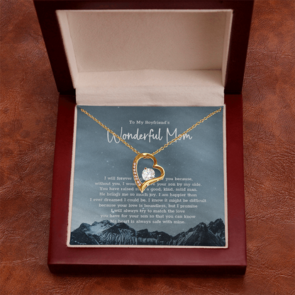 TO MY BOYFRIEND'S MOM  - Forever Love Necklace