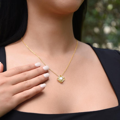 TO MY DAUGHTER "Never Forget That" - Gift from Dad - The Premium Love Knot Necklace (SKUJ12-13)