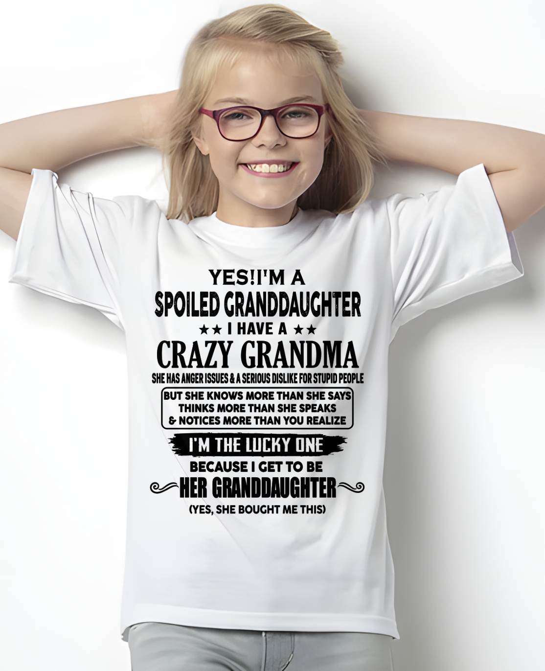 LUCKY GRANDDAUGHTER! - FROM GRANDMA - NTTD00 (SKU12-119-00)