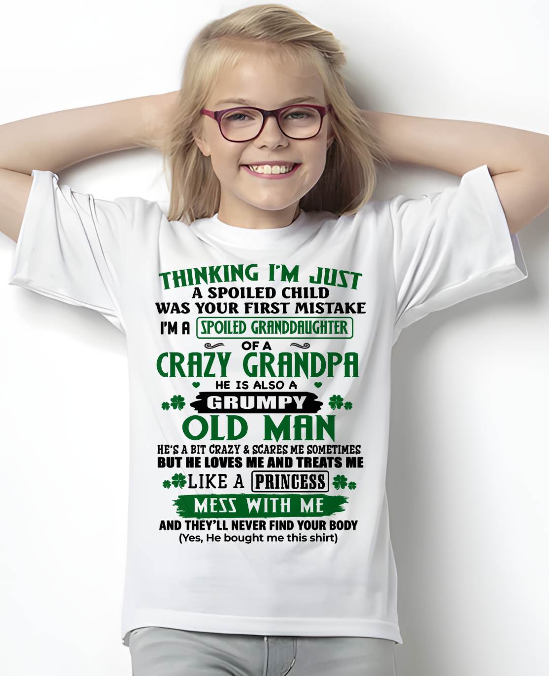 SPOILED GRANDDAUGHTER - GIFT FROM GRANDPA - NTTD00 (SKU2602-118-00)