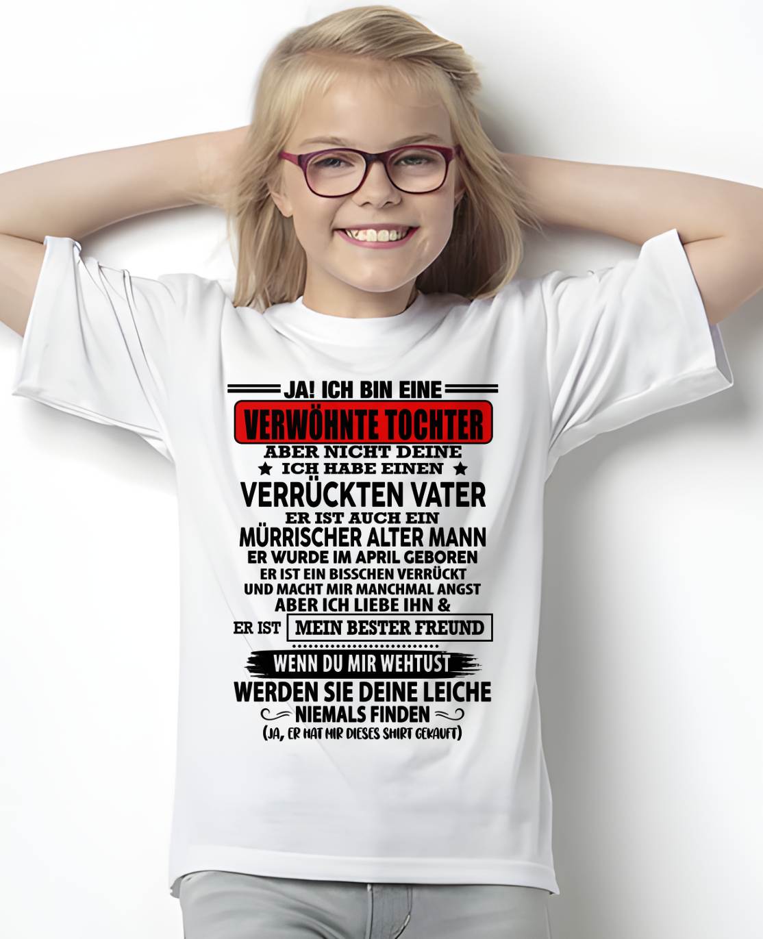 APRIL – JA! ICH BIN EINE VERWÖHNTE TOCHTER – EIN GESCHENK VON PAPA - NTTD04 (SKU2605-318-04)