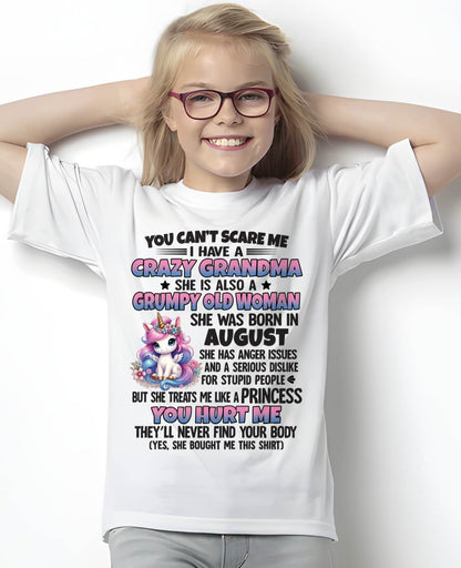 AUGUST - YOU CAN'T SCARE ME - GIFT FROM GRANDMA - NTTD08 (SKU09-106-08)