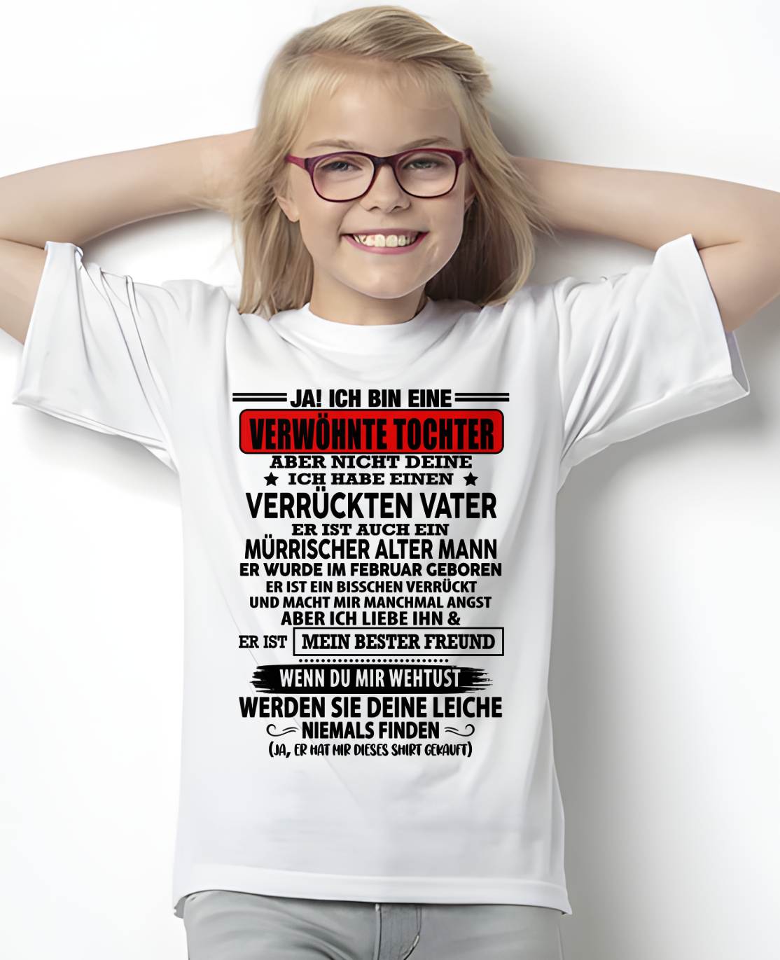 FEBRUAR – JA! ICH BIN EINE VERWÖHNTE TOCHTER – EIN GESCHENK VON PAPA - NTTD01 (SKU2605-318-02)