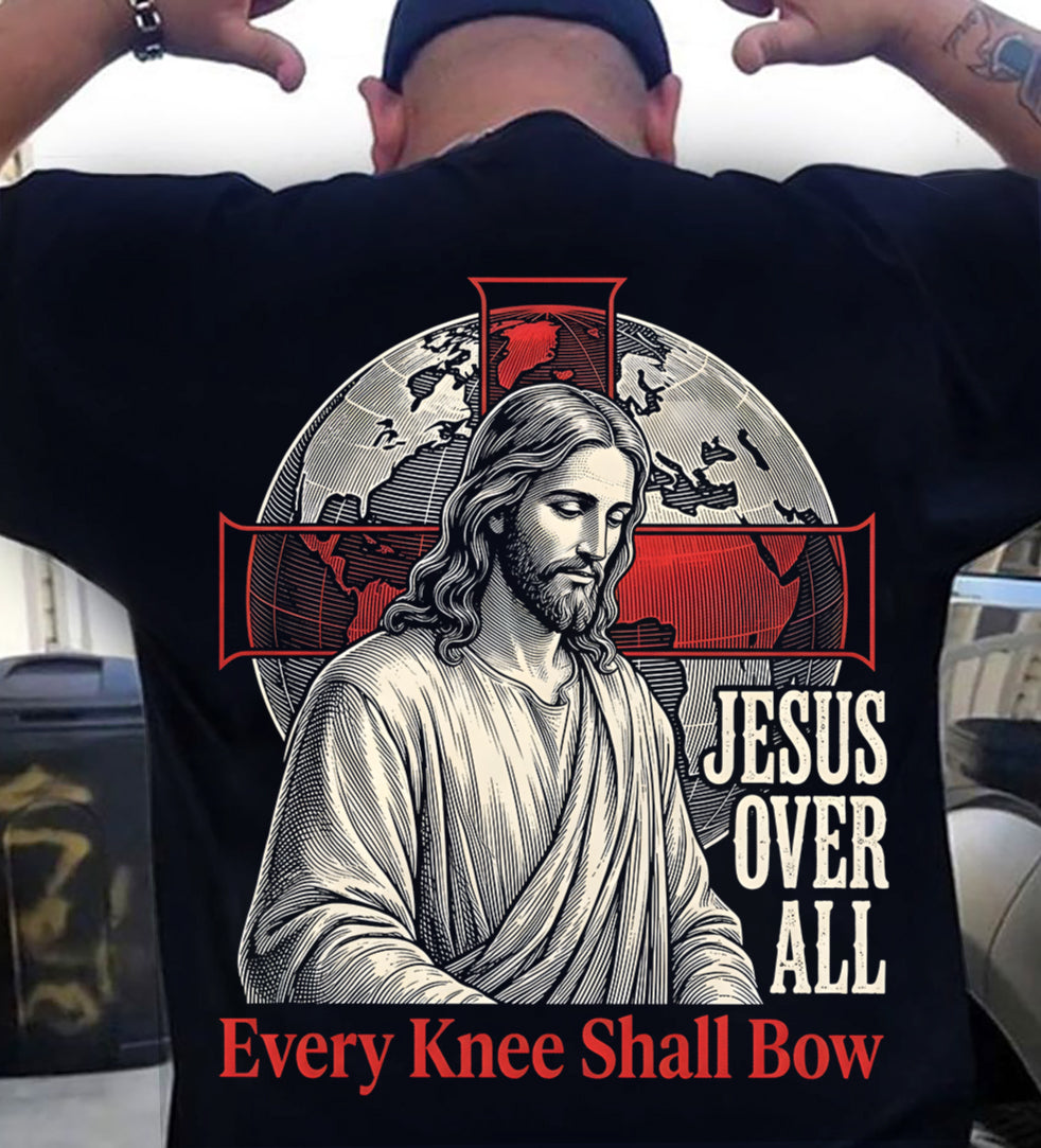 JESUS OVER ALL  - CHRISTIAN T-SHIRT - FOR MEN NTTD00 (SKU2608-138)