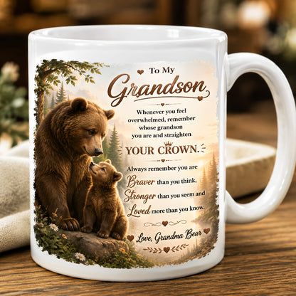 TO MY GRANDSON MUG - GIFT FROM GRANDMA - NTTD00 (SKU2608-246)