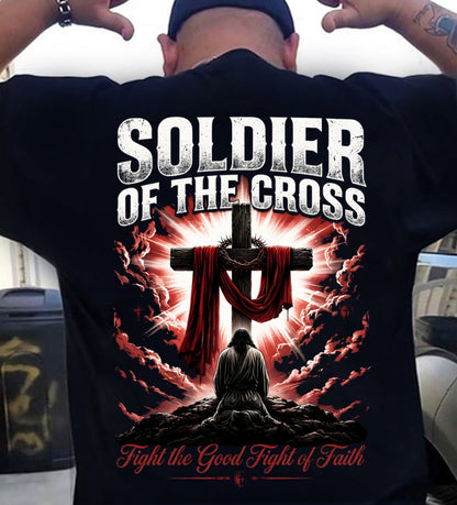SOLDIER OF THE CROSS - CHRISTIAN T-SHIRT - FOR MEN NTTD00 (SKU2608-132)