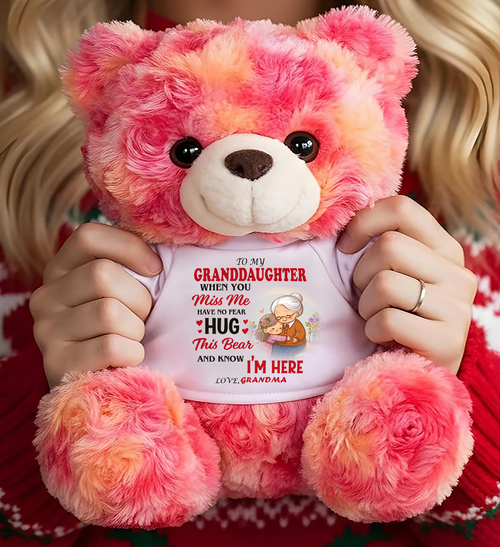 TO MY GRANDDAUGHTER - TEDDY BEAR, A BIG HUG FROM GRANDMA - NTTD00