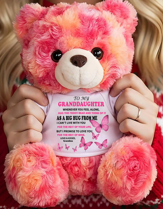 TO MY GRANDDAUGHTER - TEDDY BEAR, A BIG HUG FROM GRANDMA - NTTD00