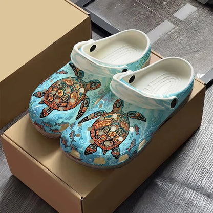 Native Turtle Clogs Shoes for Adults & Kids