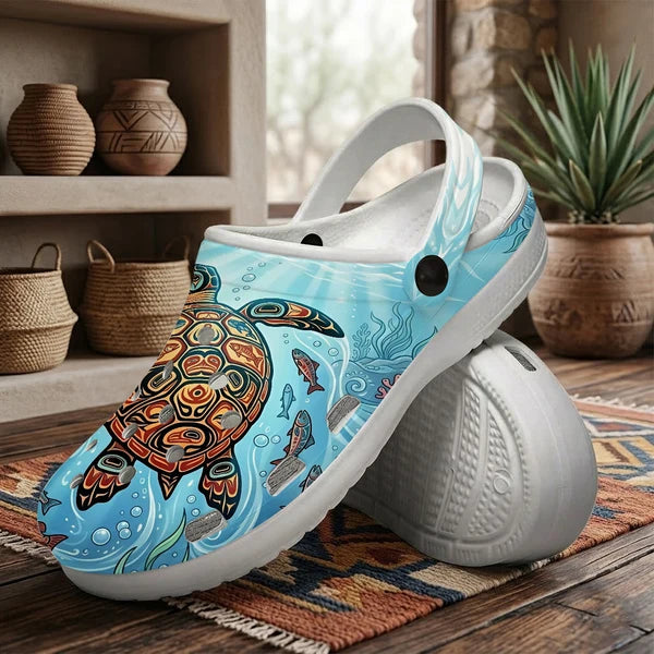 Native Turtle Clogs Shoes for Adults & Kids