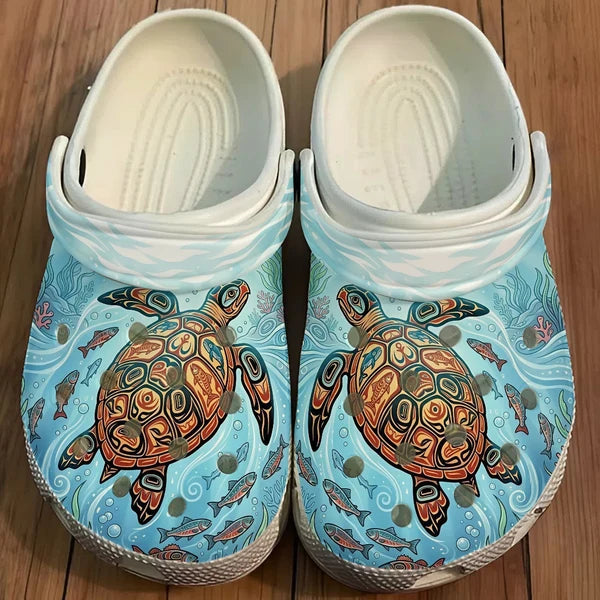Native Turtle Clogs Shoes for Adults & Kids