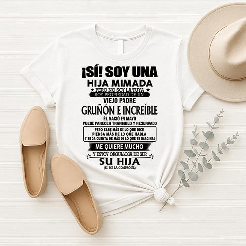 (Mayo) Padre Increíble - Regalo especial para hija - T05 (Sku.TbnA16)