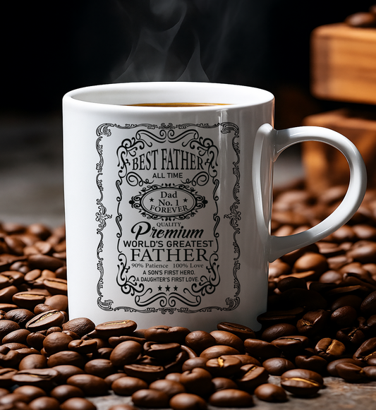 TO THE BEST FATHER MUG - GIFT FROM SON - NTTD00