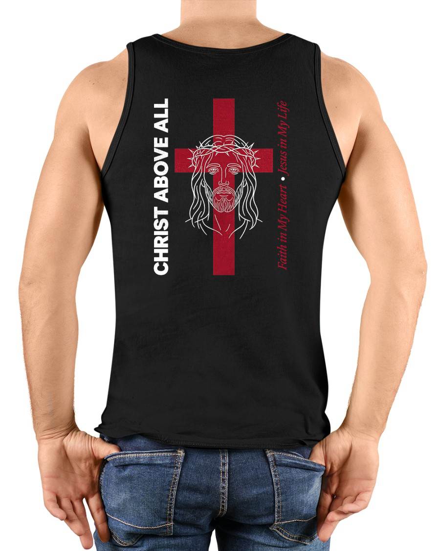 CHRIST ABOVE ALL - CHRISTIAN T-SHIRT - FOR MEN NTTD00 (SKU2608-129)