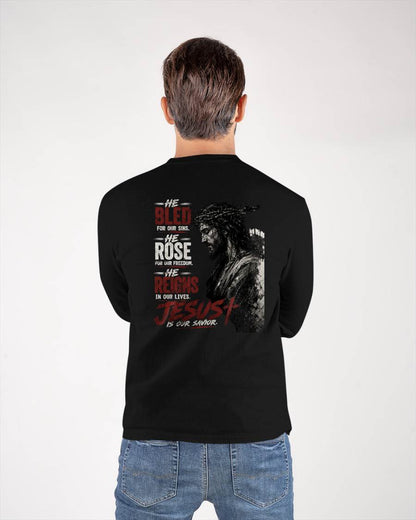 JESUS IS OUR SAVIOR - CHRISTIAN T-SHIRT - FOR MEN NTTD00