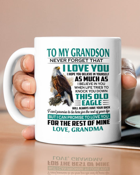 TO GRANDSON MUG 02 - GIFT FROM GRANDMA - NTTD00