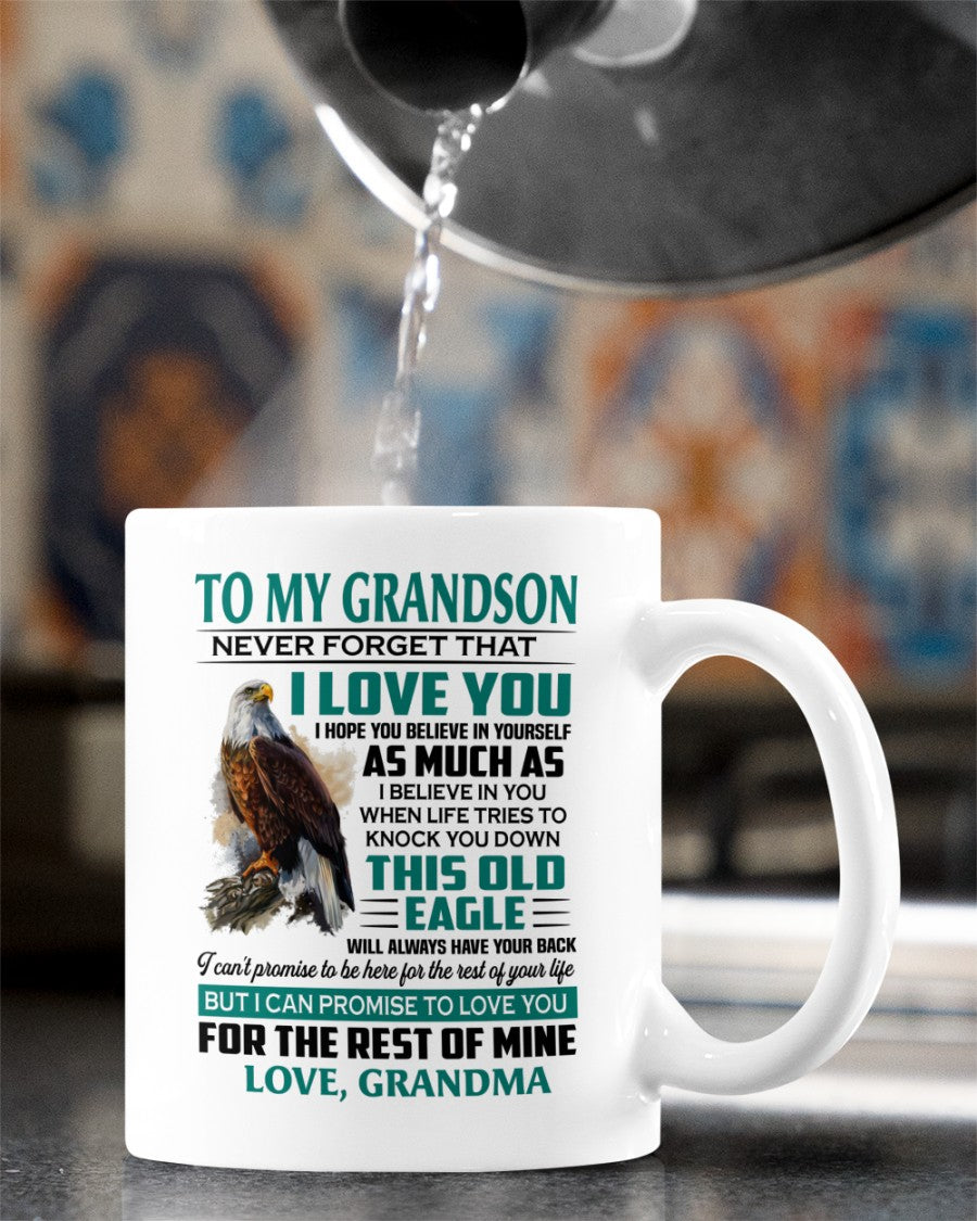 TO GRANDSON MUG 02 - GIFT FROM GRANDMA - NTTD00