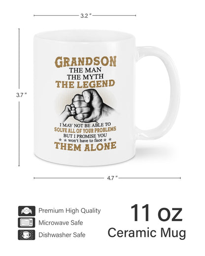 TO GRANDSON MUG 03 - GIFT FROM GRANDMA - NTTD00