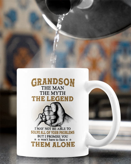TO GRANDSON MUG 03 - GIFT FROM GRANDMA - NTTD00 (SKU2609-67)