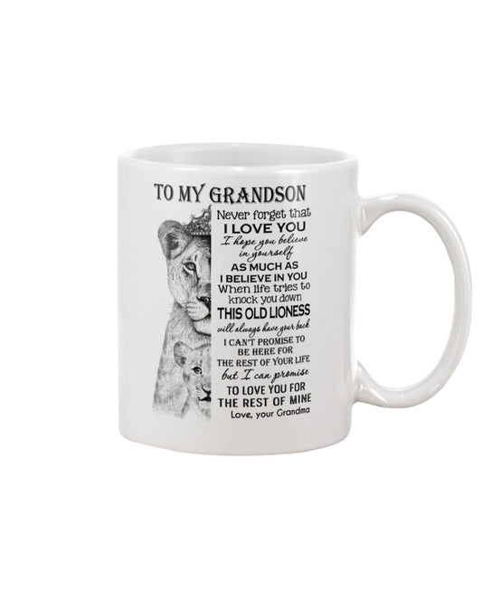 TO GRANDSON MUG 04 - GIFT FROM GRANDMA - NTTD00