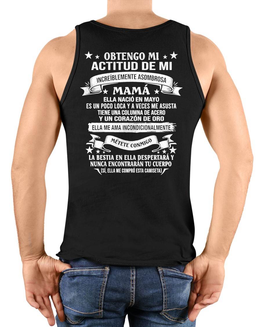 MAYO - OBTENGO MI ACTITUD DE MI INCREÍBLEMENTE ASOMBROSA MAMÁ - REGALO DE MAMÁ - spNTTD05 (SKU2603-248-05)