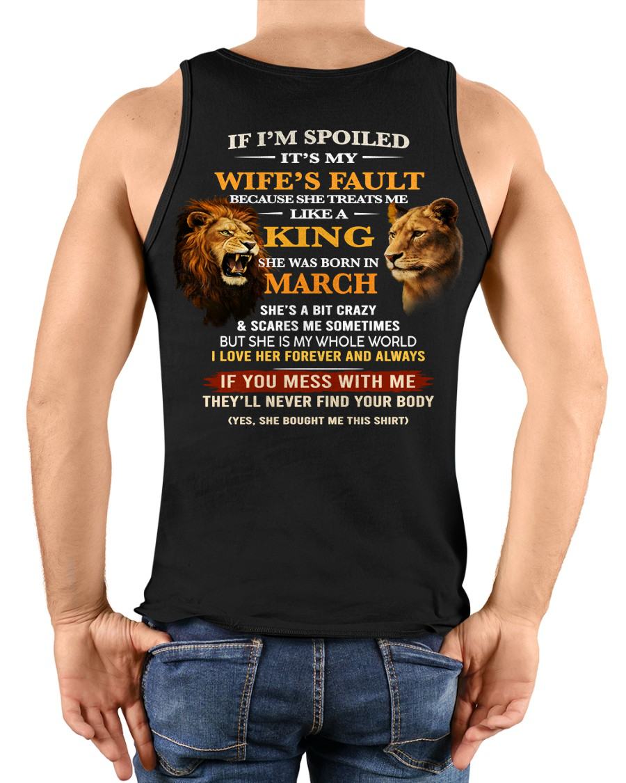 MARCH - SPOILED HUSBAND - GIFT FROM WIFE - NTTD03 (SKU26T-01-60-03)