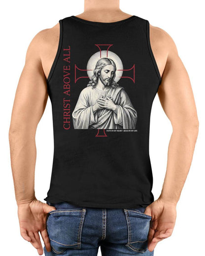 CHRIST ABOVE ALL  - CHRISTIAN T-SHIRT - FOR MEN NTTD00 (SKU2608-137)