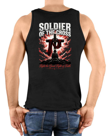SOLDIER OF THE CROSS - CHRISTIAN T-SHIRT - FOR MEN NTTD00 (SKU2608-132)