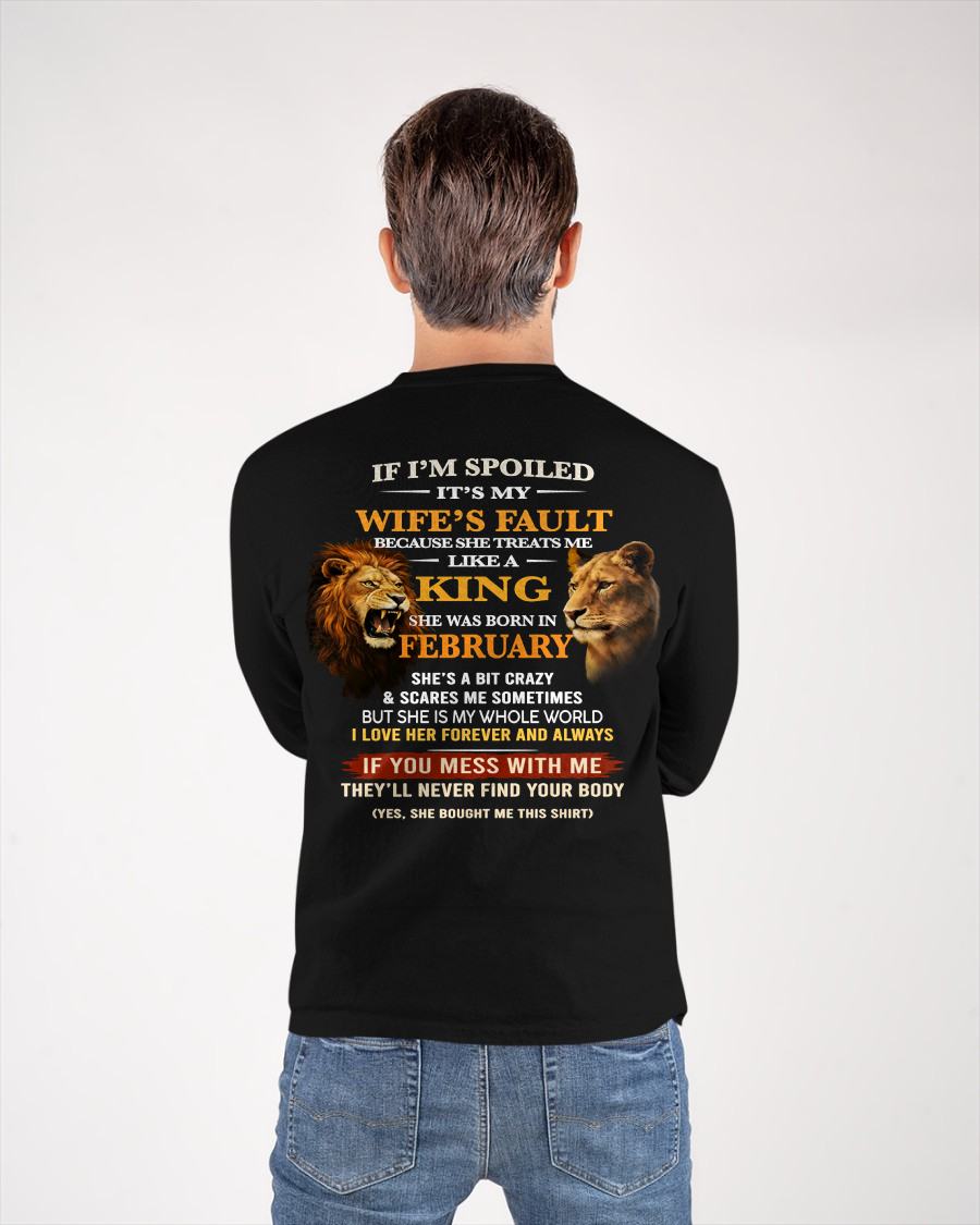 FEBRUARY - SPOILED HUSBAND - GIFT FROM WIFE - NTTD02 (SKU26T-01-60-02)