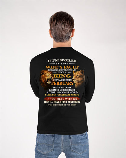 FEBRUARY - SPOILED HUSBAND - GIFT FROM WIFE - NTTD02 (SKU26T-01-60-02)