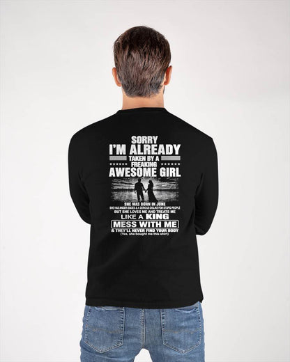 JUNE - SORRY! I'M ALREADY TAKEN BY A FREAKING AWESOME GIRL - GIFT FROM WIFE/GIRLFRIEND - NTTD06 (SKU2608-567-06)