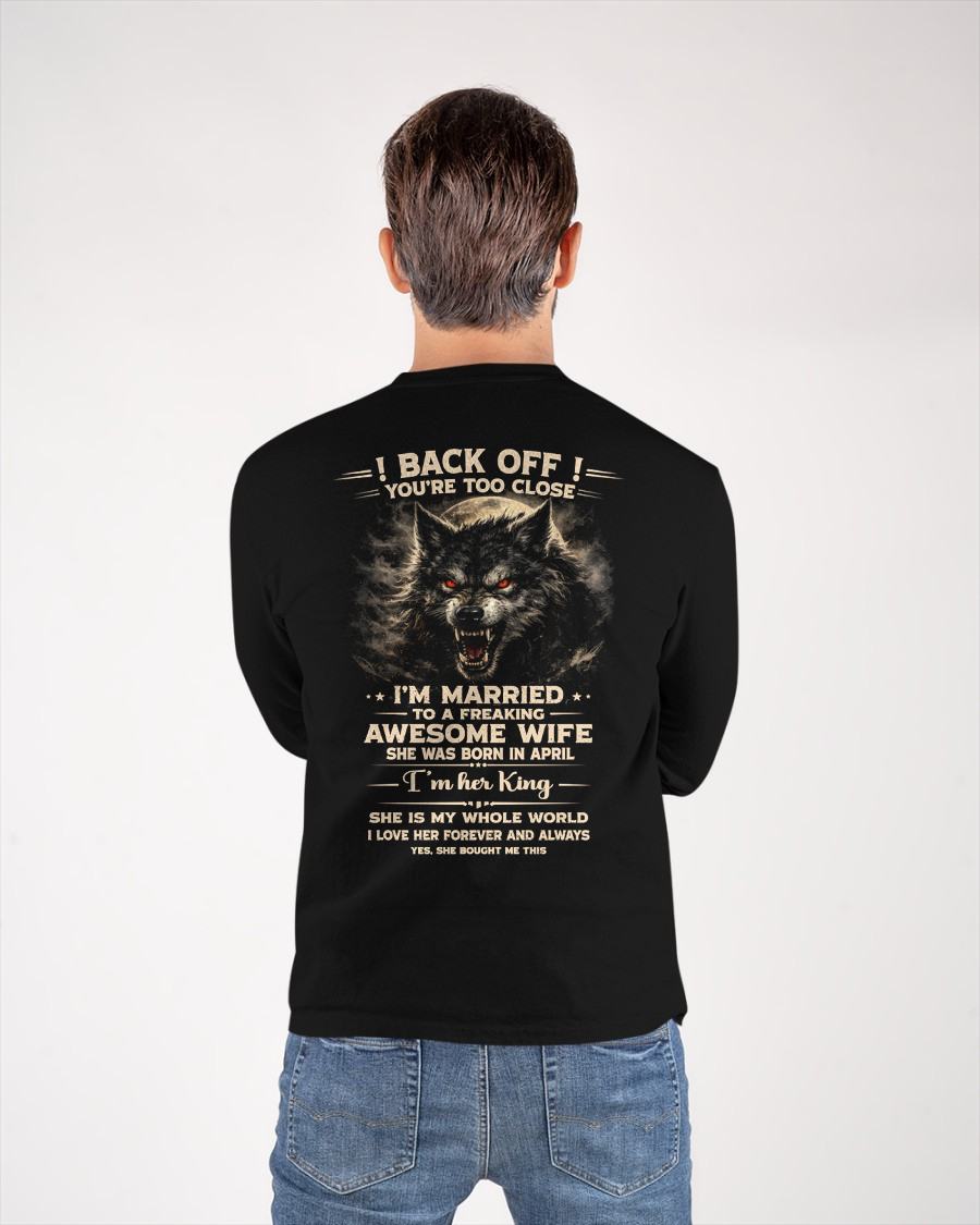 APRIL - BACK OFF! YOU'RE TOO CLOSE - GIFT FROM WIFE - NTTD04 (SKU26T-01-25-04)